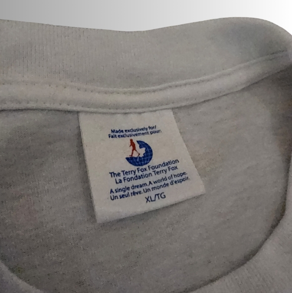 Vintage x 90s “a single dream, a world of hope” The Terry Fox Run T-shirt - Picture 4 of 5